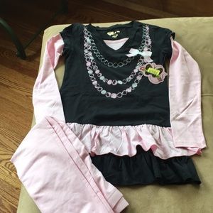 NWT girls pant set
